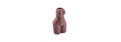 Adorno porcelana aurice cuerpo mujer 16cm rosado