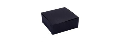 Caja negra mediana elegante