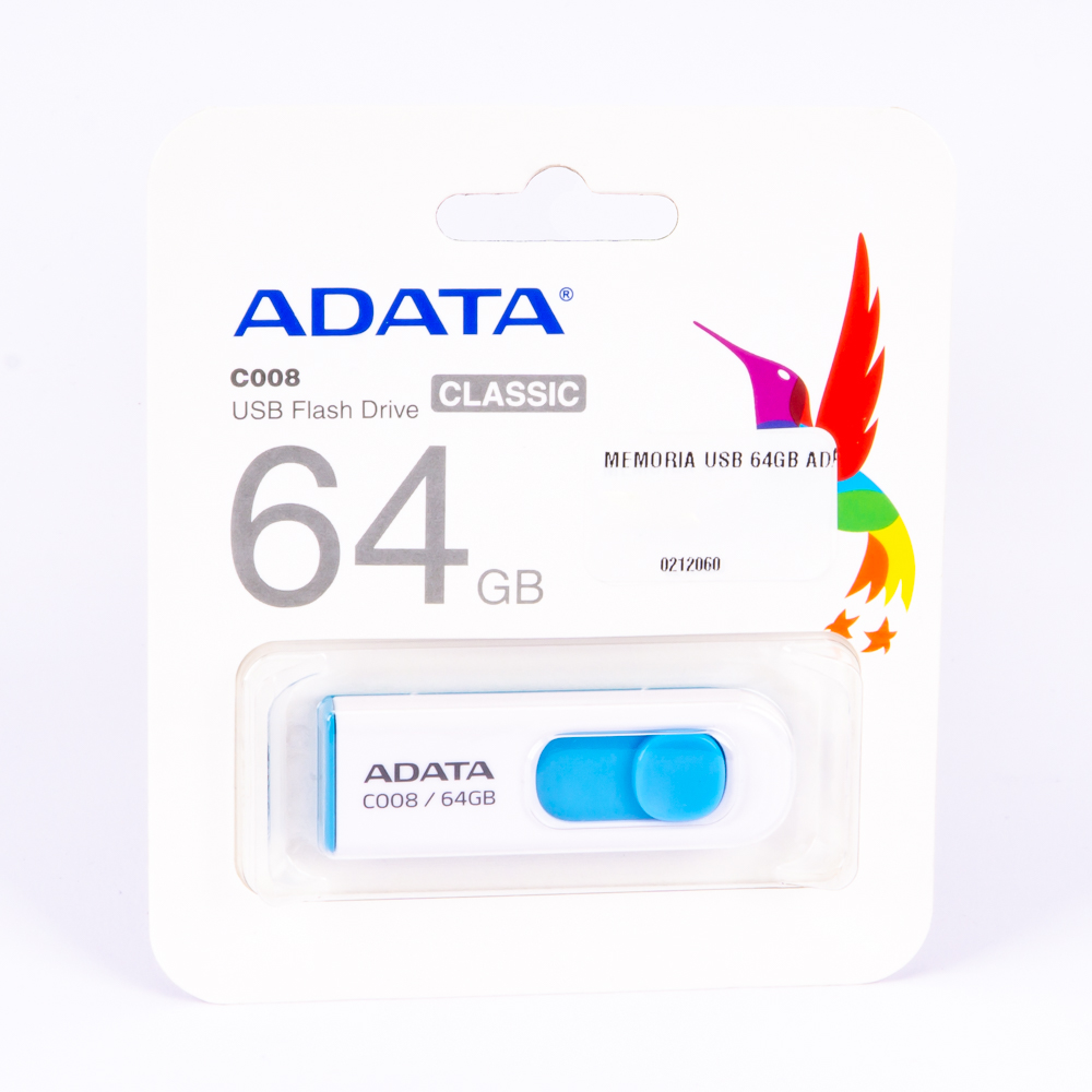 Memoria USB 64gb adata ac008-64g-rwe