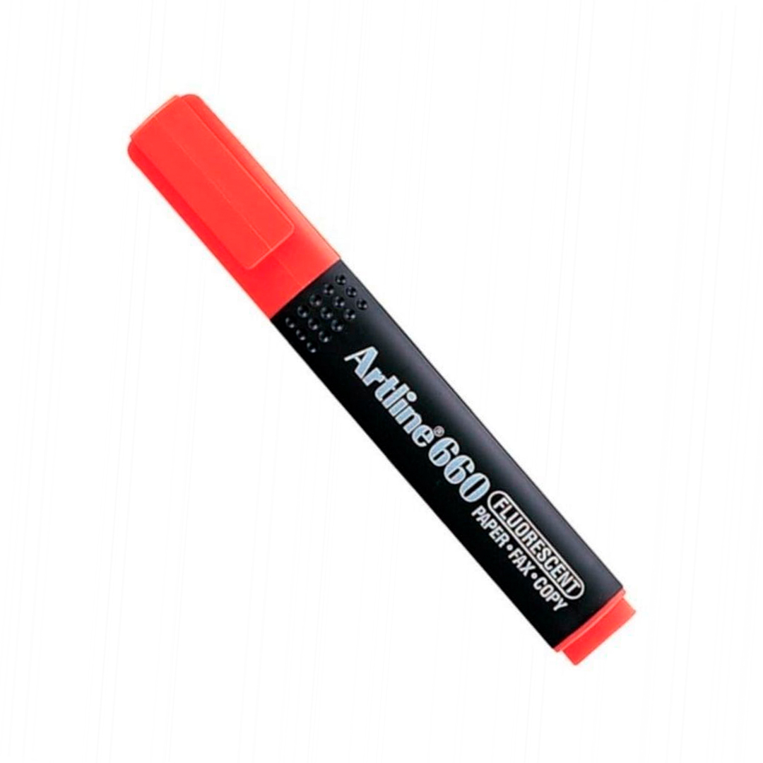 Resaltador Artline rojo 660