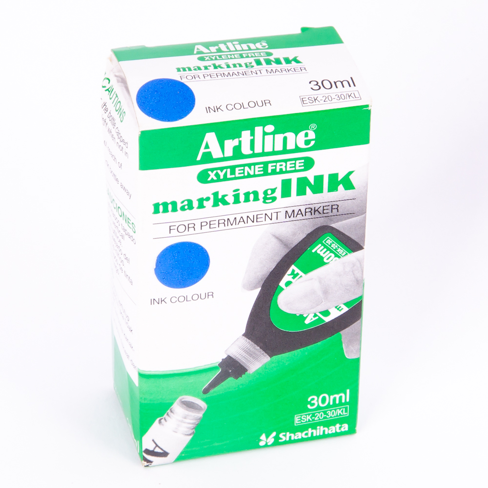 Tinta para marcador permanente 30ml azul