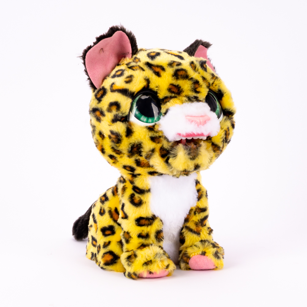 Lola leopardo fur real 35 sonidos con accesorios +4a