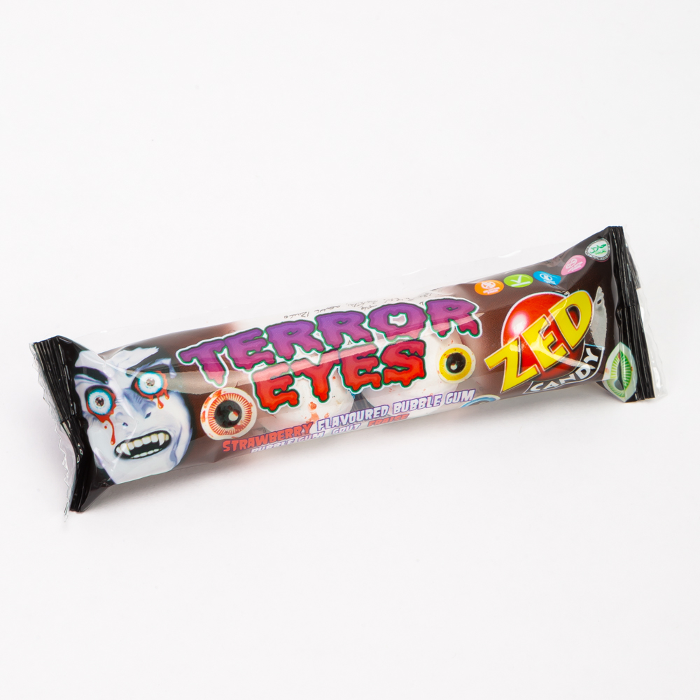 Goma mascar Zed candy ojos terror 17.2g