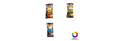 Caramelo divertido y colorido