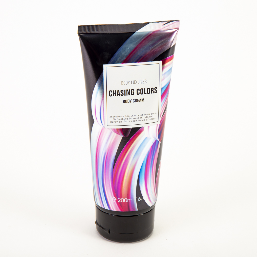 Crema corporal para dama Chasing colors 200ml 