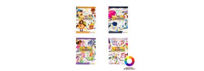 Libro para colorear estampado