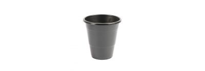 Vaso plástico 12oz 8und negro