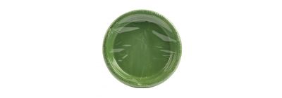 Plato plástico liso 9pulg 8und cactus