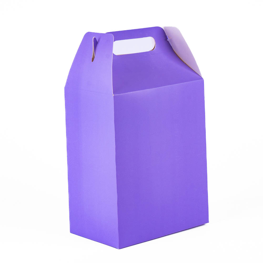 Caja cartón lisa 8und lila