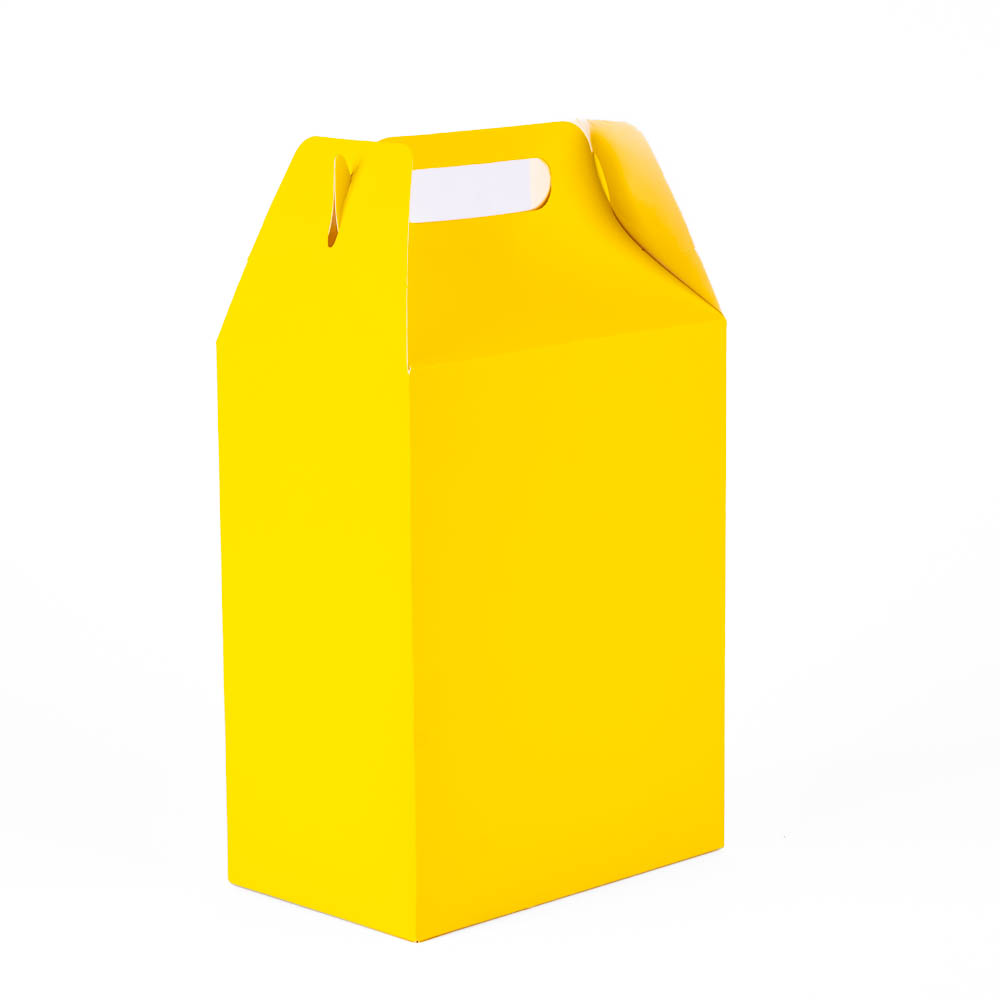 Caja cartón lisa 8und amarillo