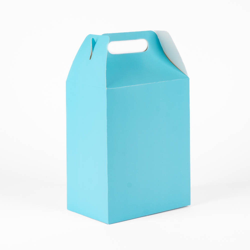 Caja cartón lisa 8und celeste