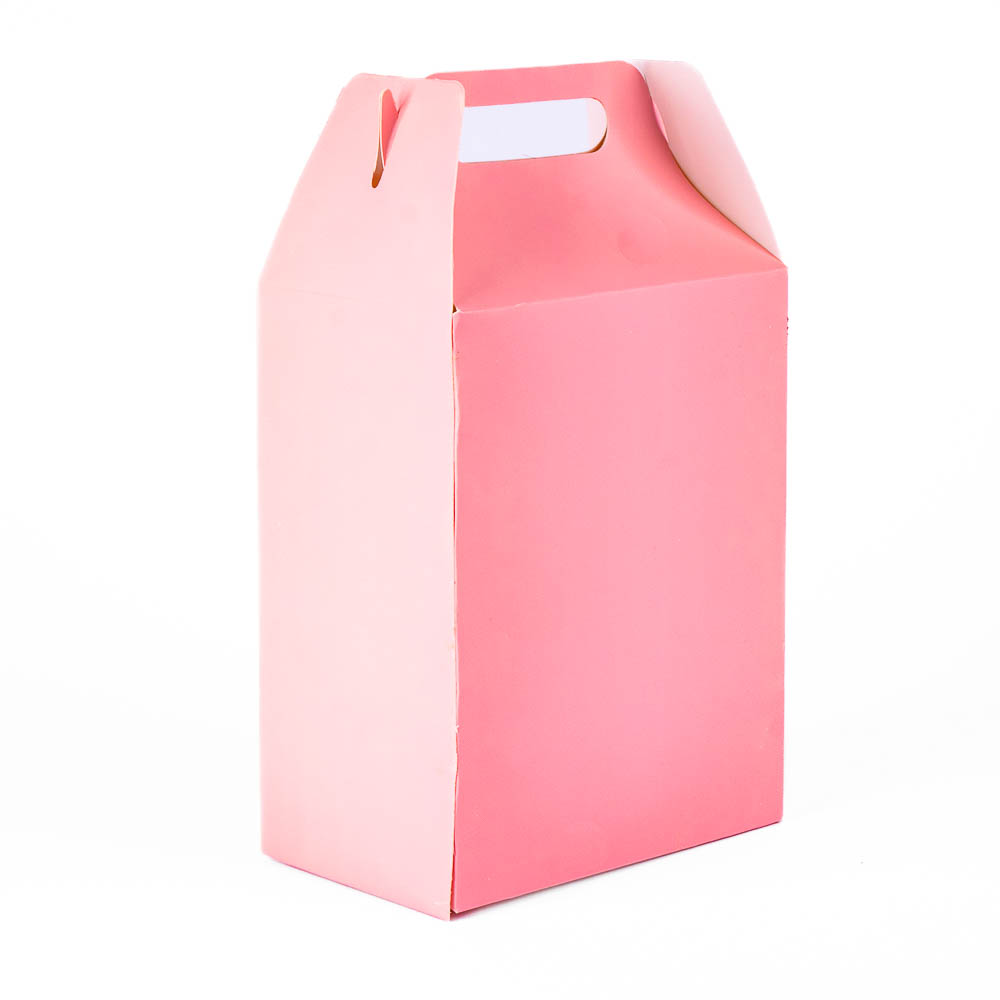 Caja cartón lisa 8und rosado