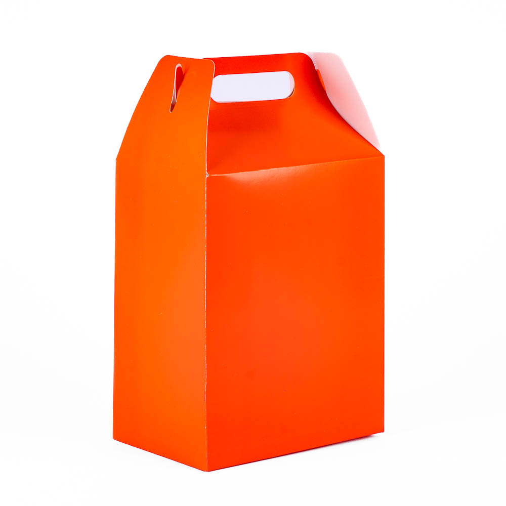 Caja cartón lisa 8und naranja
