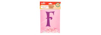 Banderín feliz día mamá corazón 15pzas multicolor