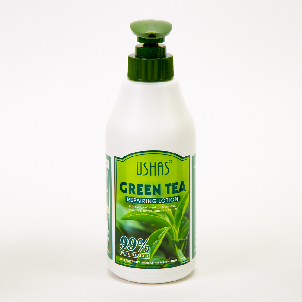 Loción corporal Ushas green tea reparadora 500ml