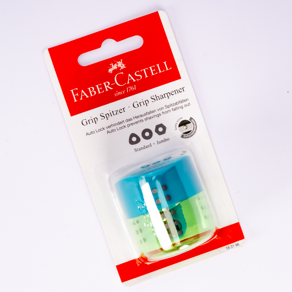 Sacapuntas Faber Castell grip trend 2 huecos