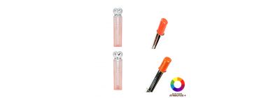 Labial colorido con corazón