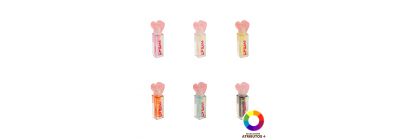 Brillo labial detalle corazón