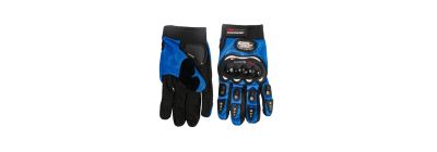 Guante tela con protección para moto surtido