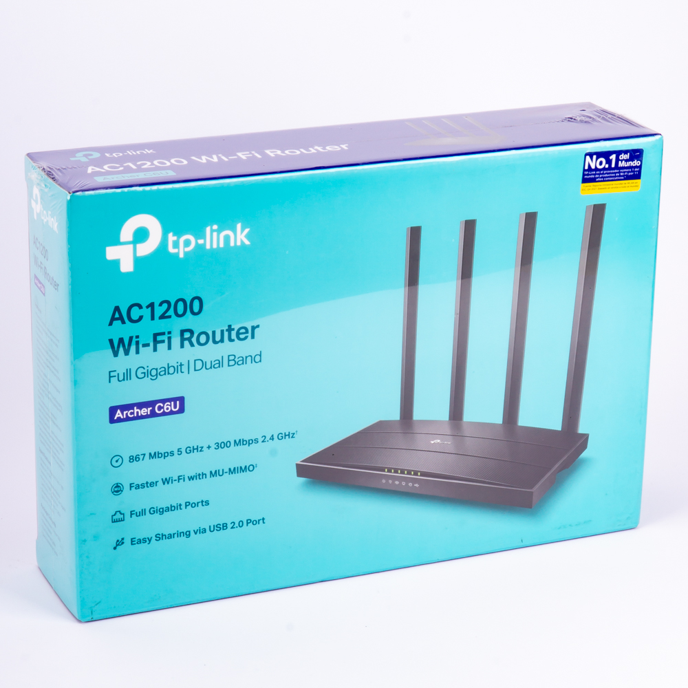 Router tp link ac1200 mu-mimo inalámbrico archer c6u