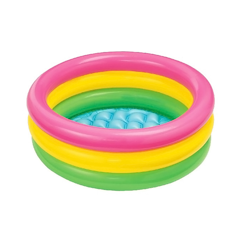 Piscina Intex inflable 3 anillos bebé 61x22cm