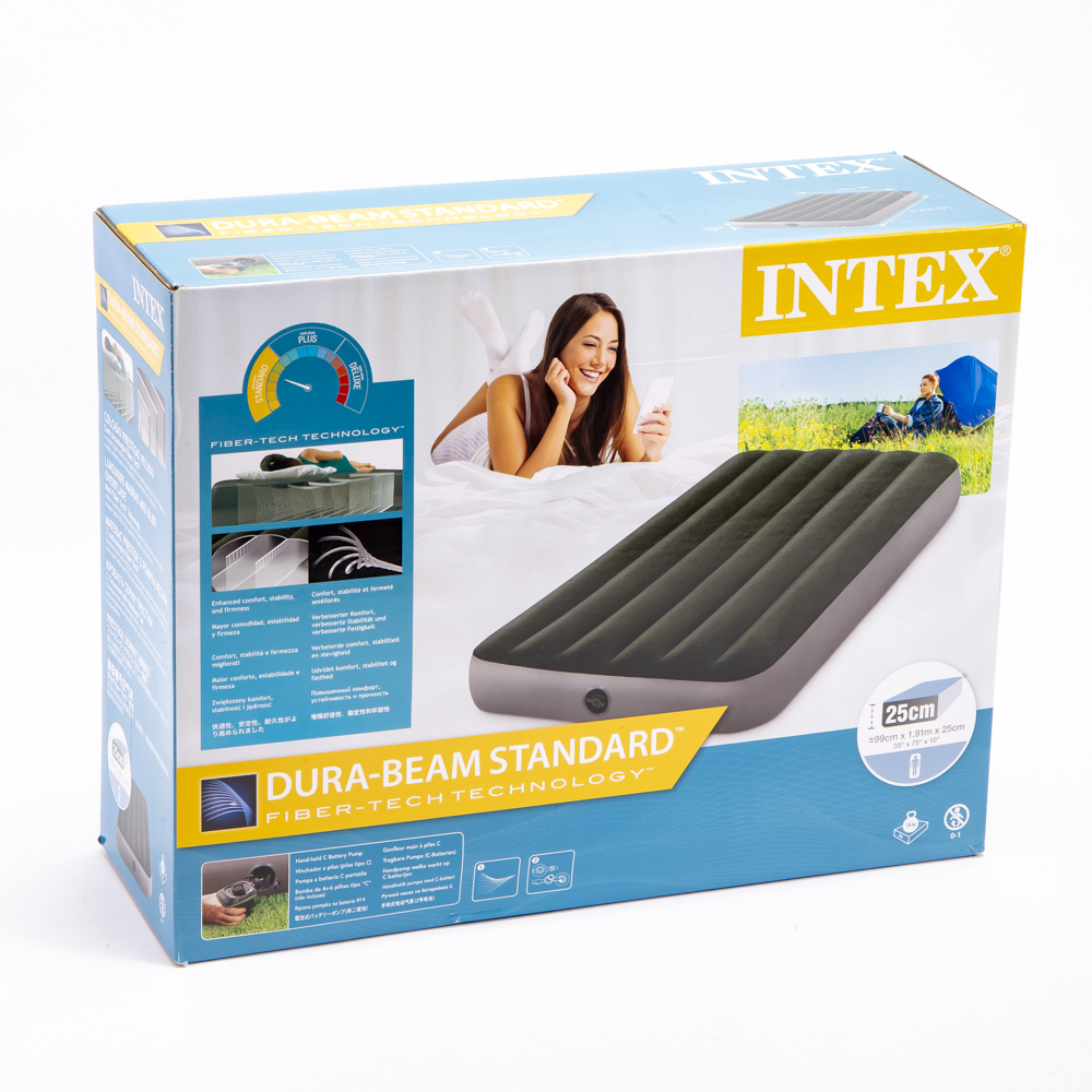 Colchón Intex inflable twin dura-beam 136kg