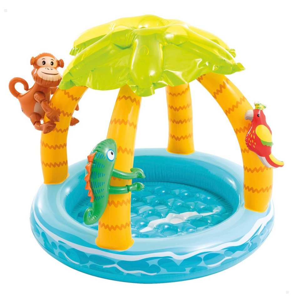 Piscina inflable forma tropical 40x34pulg +1-3a