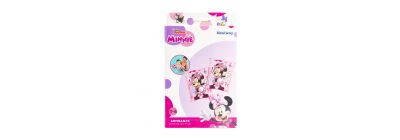 Flotador inflable plástico estampado Minnie Mouse 23x15cm 3-6a rosado