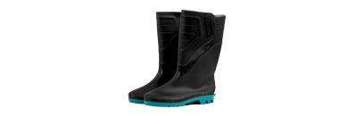 Bota de hule total negra 45