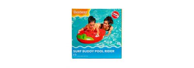 Flotador inflable fresa 84x56cm 3-8a 45kg surtido