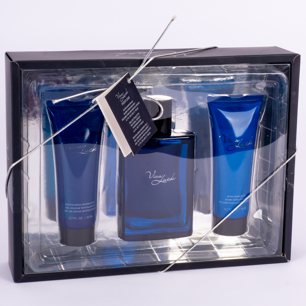 Estuche para hombre viva luck 80-100ml 3pzas