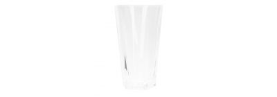 Vaso vidrio con relieve 355ml transparente