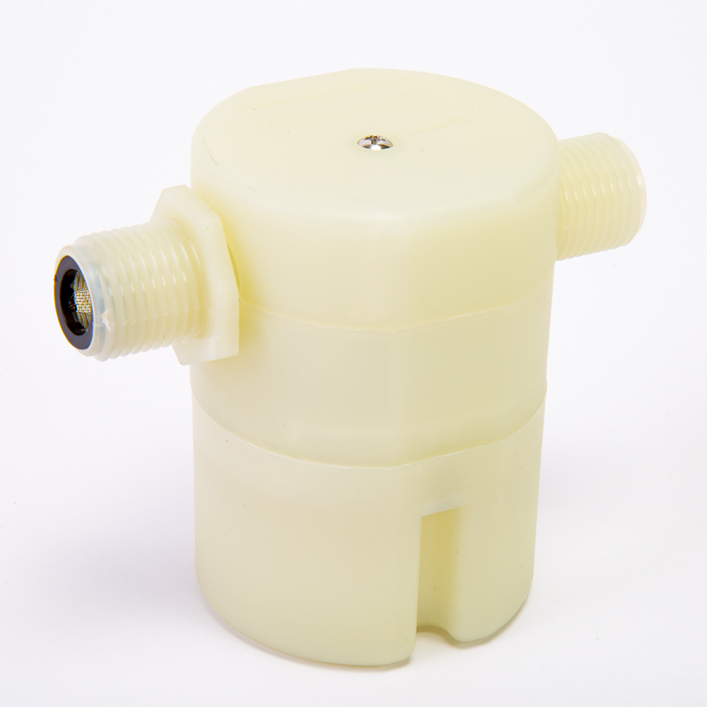 Válvula plástica aqua-q control nivel agua 1/2pulg pvc blanca