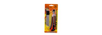 Cutter con repuesto 18mm 2pzas naranja y negro