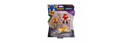 Figura acción plástica Sonic 3pzas +3a