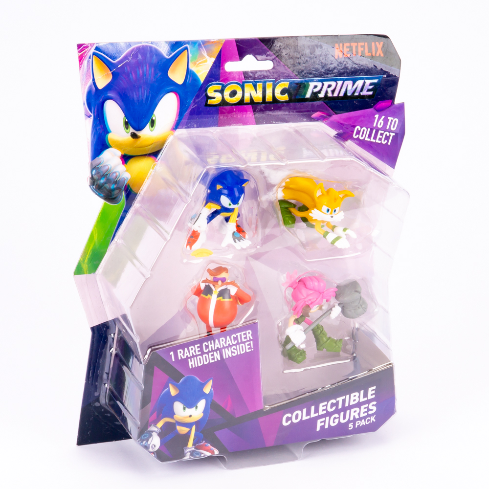 Figura acción plástica Sonic pzas +3a