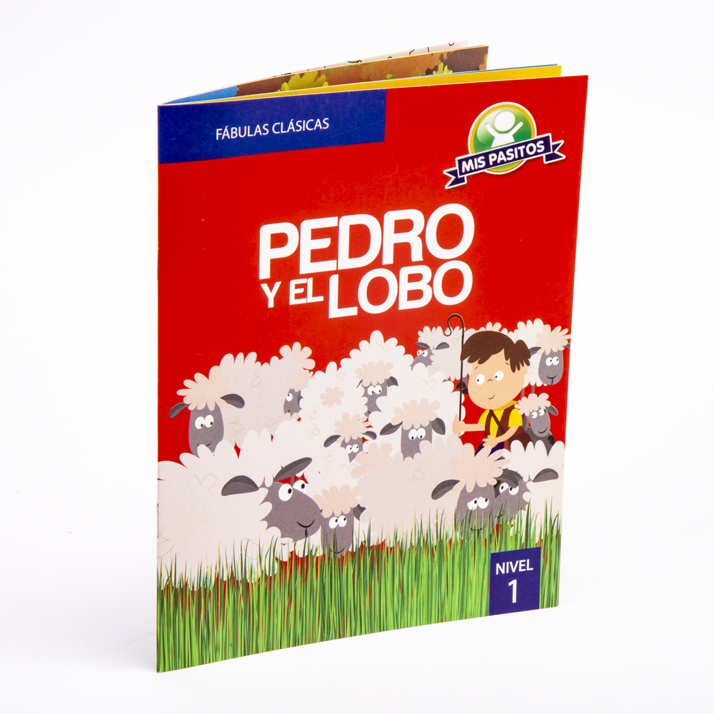 Libro de Cuentomis pasitos pedro y el lobo