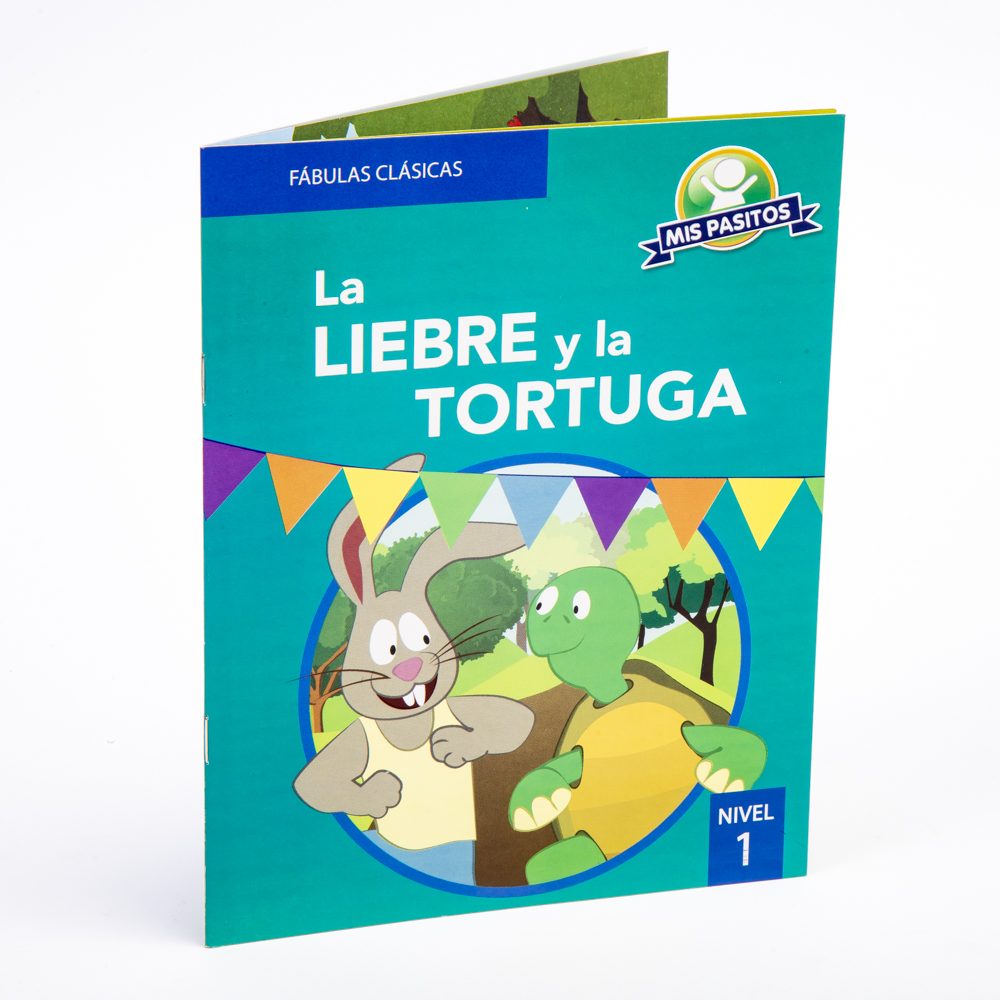 Libro de Cuentomis pasitos liebre y la tortuga