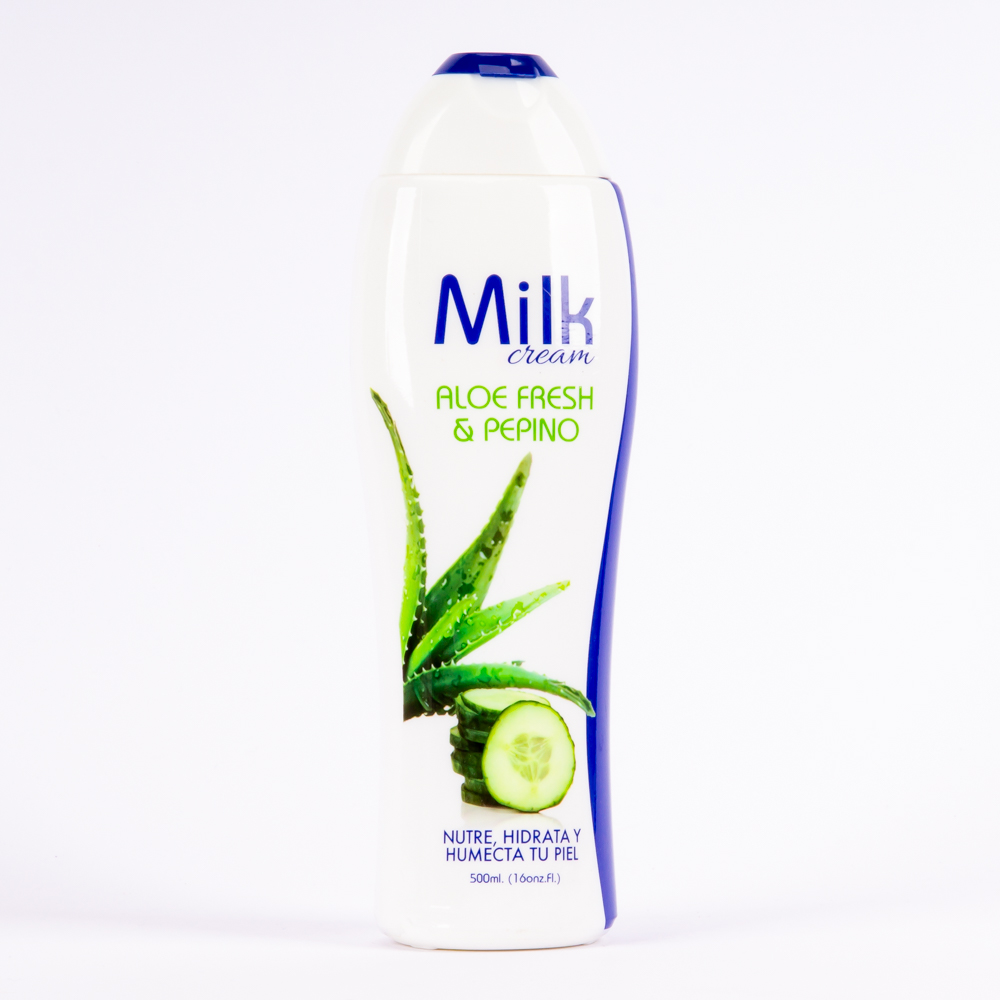 Crema J&J milk advance aloe pepino 500ml