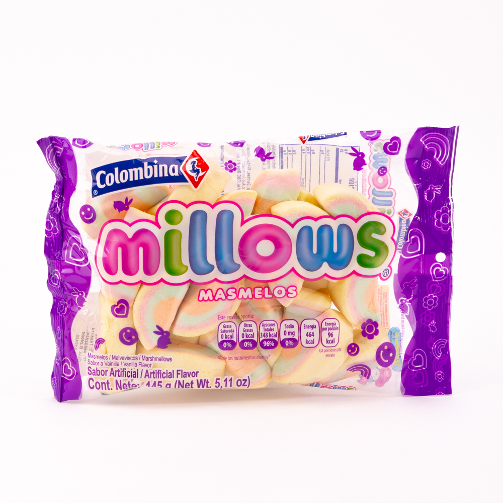 Marshmallow Millows arcoíris 145g