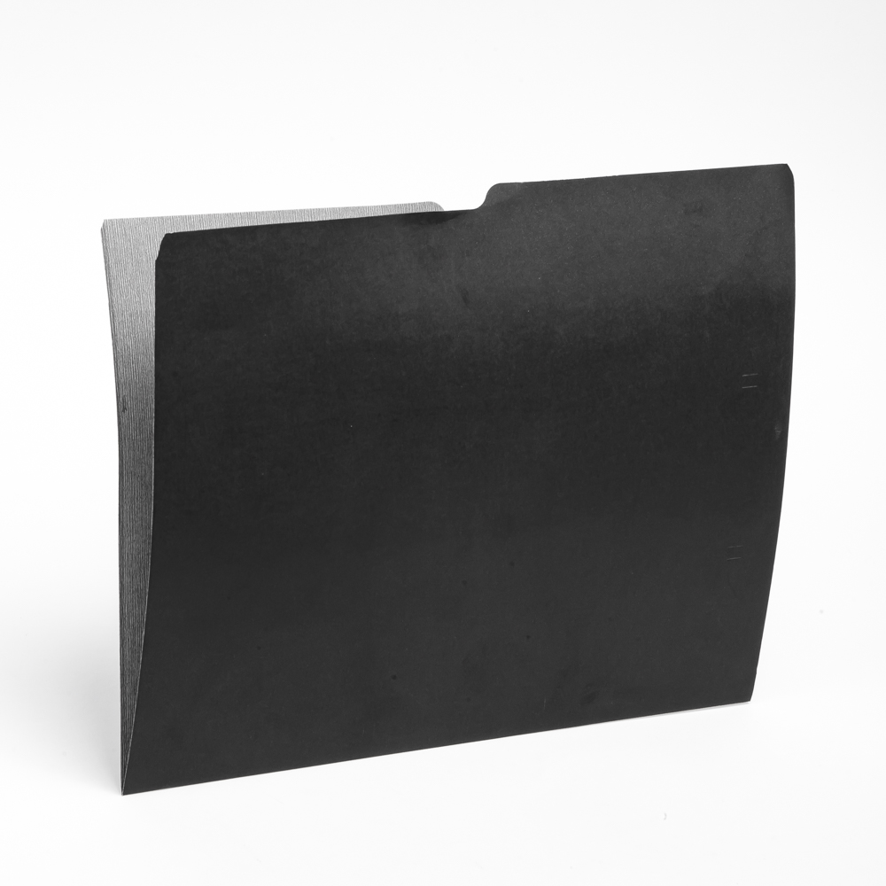 Folder isfile irasa carta negro