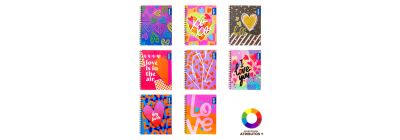 Cuaderno doble anillo Hearts