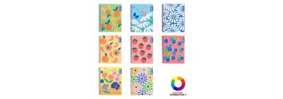 Cuaderno espiral estampado spring