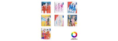 Cuaderno Copan espiral fashion girl 100h Surtido por estilo