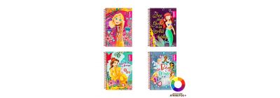 Cuaderno diseño princesas 96h