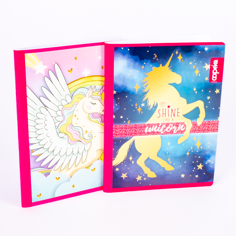 Cuaderno Copan cosido unicornio 100h