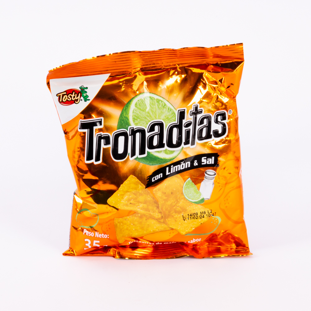 Tronaditas Tosty tostaditas maíz limón/sal