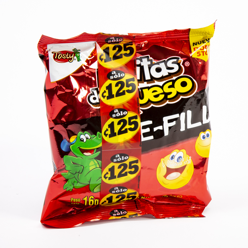 Bolitas queso Tosty Re-fill 16g