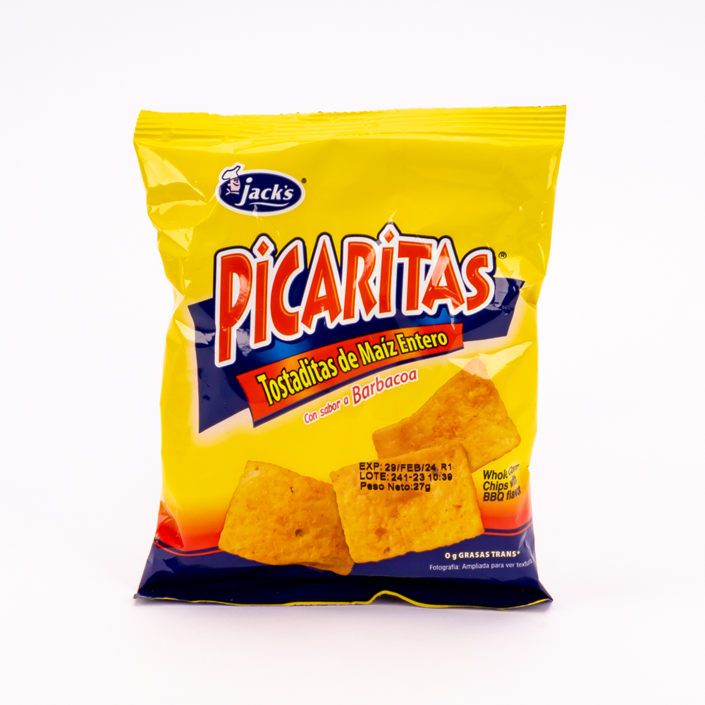 Picaritas Jack's sabor barbacoa 30g