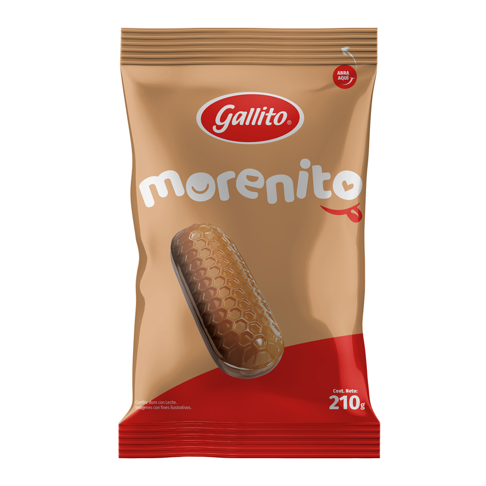 Confite Gallito morenito 50 unds 210g